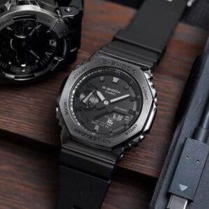 GM-2100BB-1A black unisex watch