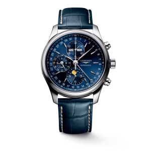 Bold Blue, Refined in Leather