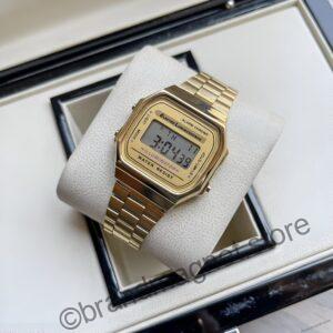 Vintage Series A168W Golden stainless-steel Watch
